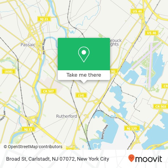 Broad St, Carlstadt, NJ 07072 map