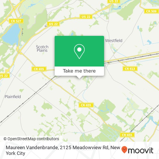 Mapa de Maureen Vandenbrande, 2125 Meadowview Rd