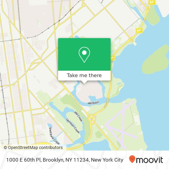 1000 E 60th Pl, Brooklyn, NY 11234 map
