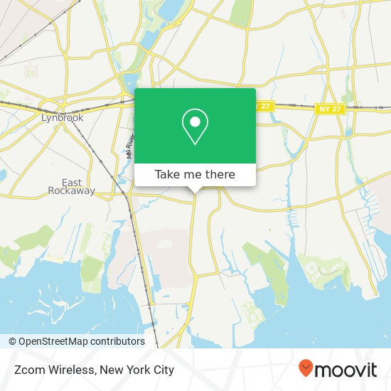 Mapa de Zcom Wireless, 2903 Long Beach Rd