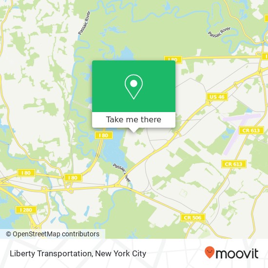 Mapa de Liberty Transportation
