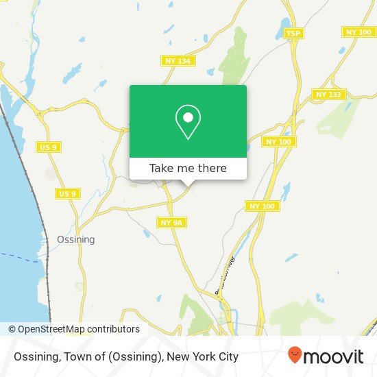 Mapa de Ossining, Town of