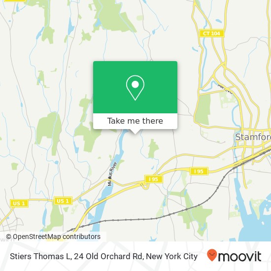 Mapa de Stiers Thomas L, 24 Old Orchard Rd