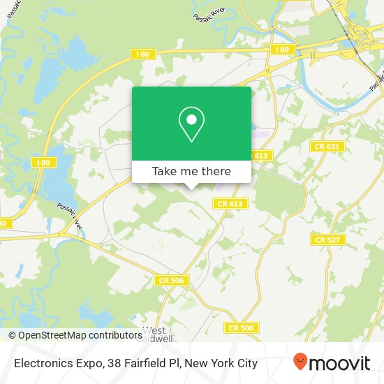 Mapa de Electronics Expo, 38 Fairfield Pl