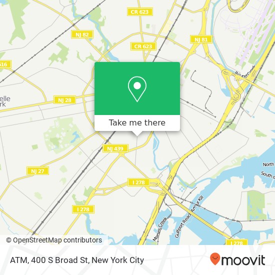 Mapa de ATM, 400 S Broad St