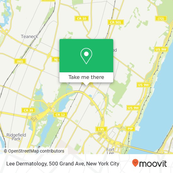 Mapa de Lee Dermatology, 500 Grand Ave