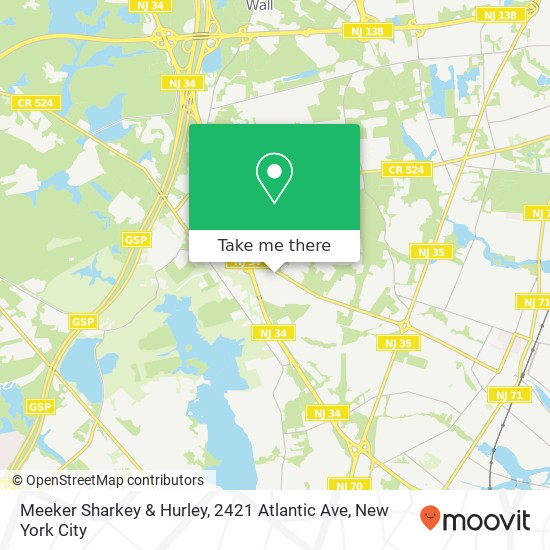 Meeker Sharkey & Hurley, 2421 Atlantic Ave map