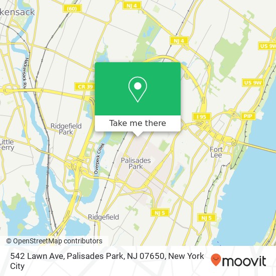 542 Lawn Ave, Palisades Park, NJ 07650 map