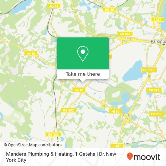 Manders Plumbing & Heating, 1 Gatehall Dr map