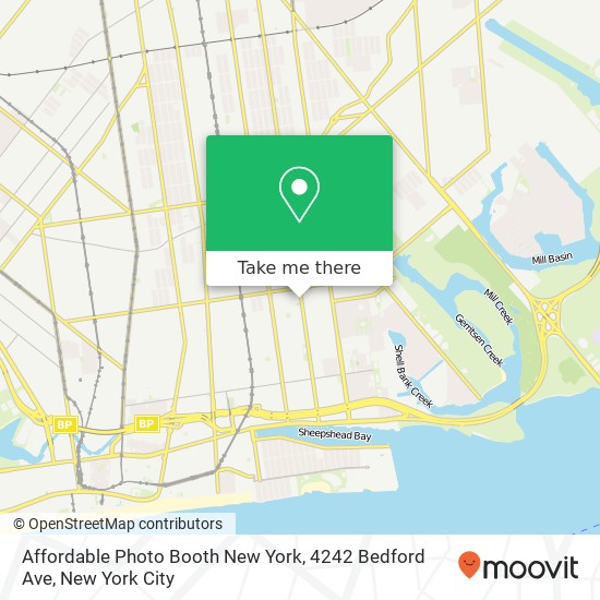 Affordable Photo Booth New York, 4242 Bedford Ave map