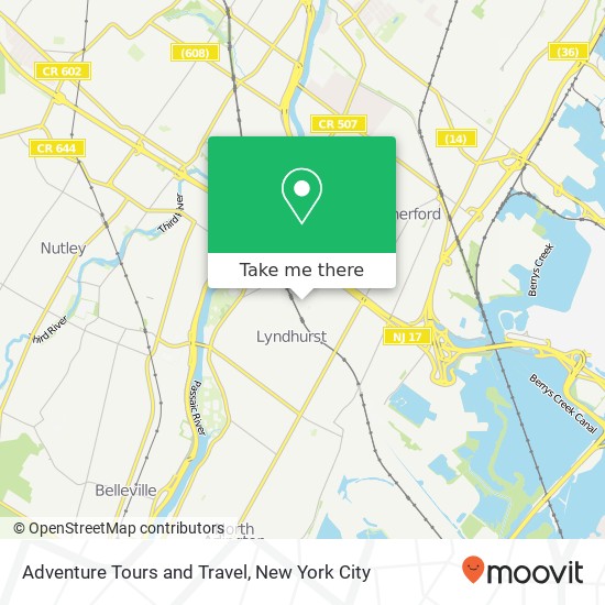 Mapa de Adventure Tours and Travel