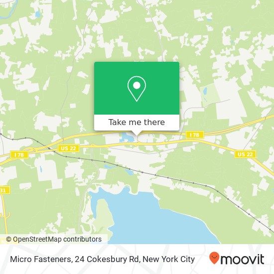 Micro Fasteners, 24 Cokesbury Rd map