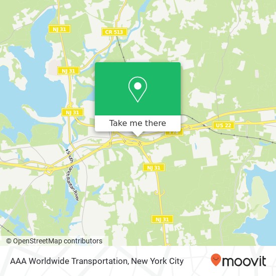 AAA Worldwide Transportation map