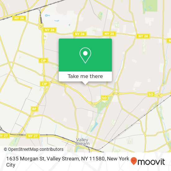 1635 Morgan St, Valley Stream, NY 11580 map