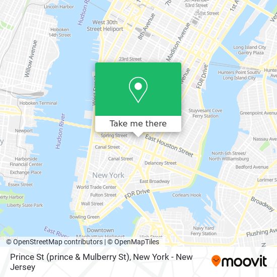 Prince St (prince & Mulberry St) map
