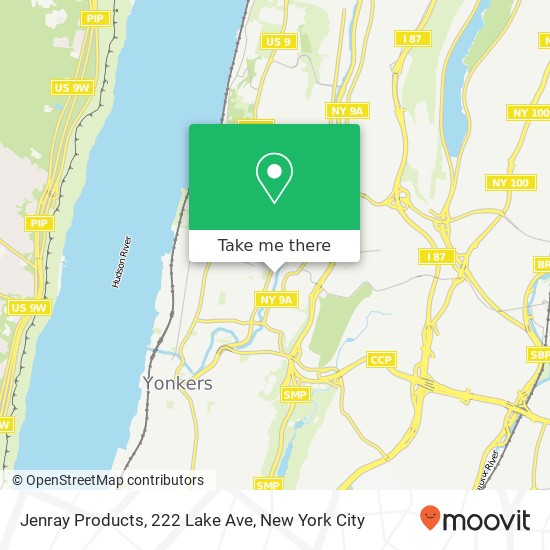 Mapa de Jenray Products, 222 Lake Ave