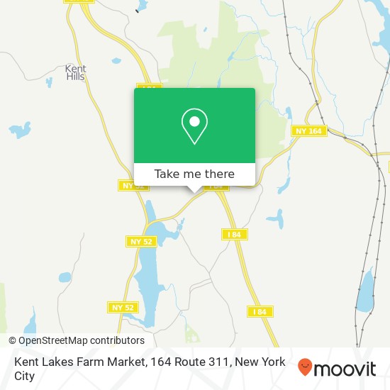 Mapa de Kent Lakes Farm Market, 164 Route 311