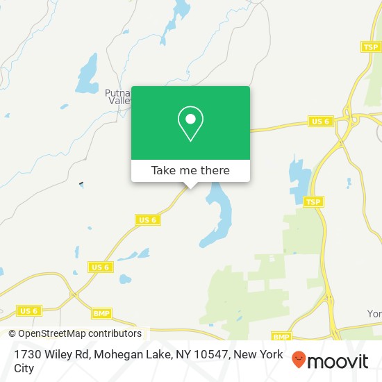 1730 Wiley Rd, Mohegan Lake, NY 10547 map