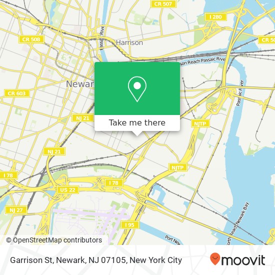 Garrison St, Newark, NJ 07105 map