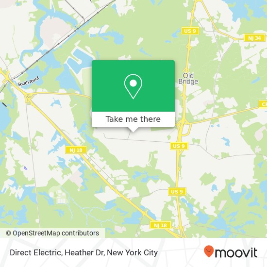 Direct Electric, Heather Dr map