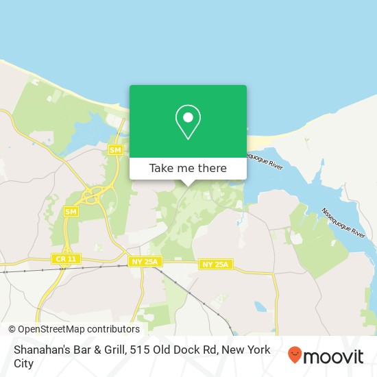 Shanahan's Bar & Grill, 515 Old Dock Rd map