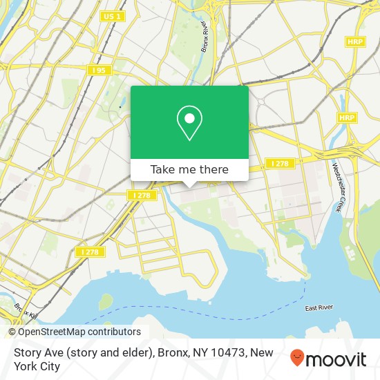 Story Ave (story and elder), Bronx, NY 10473 map