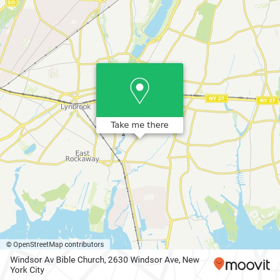 Windsor Av Bible Church, 2630 Windsor Ave map