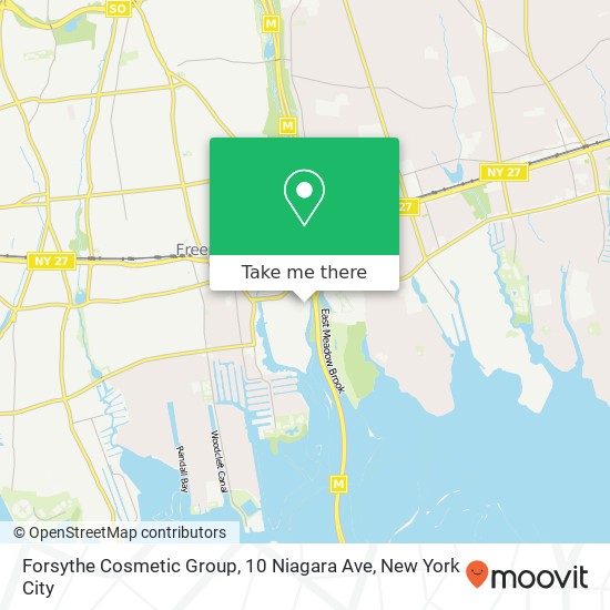 Forsythe Cosmetic Group, 10 Niagara Ave map