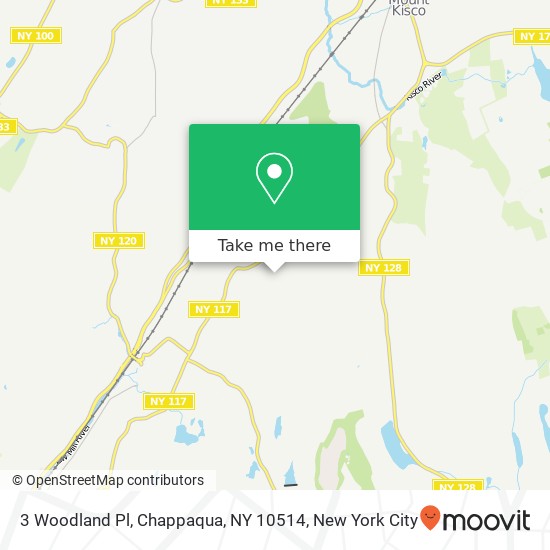 3 Woodland Pl, Chappaqua, NY 10514 map