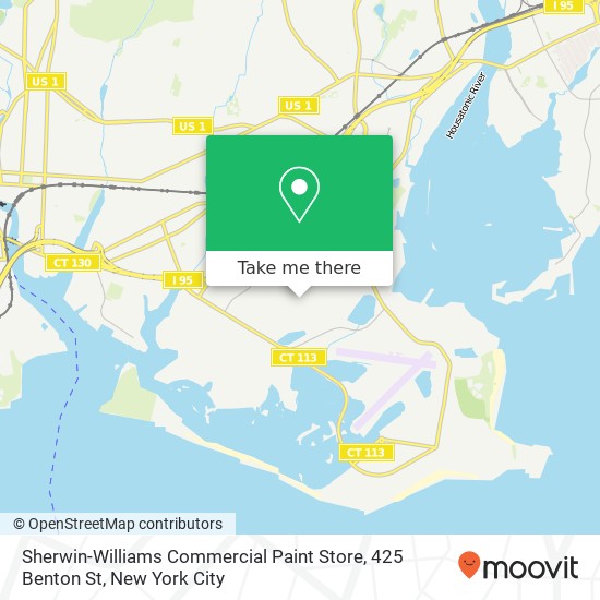 Mapa de Sherwin-Williams Commercial Paint Store, 425 Benton St