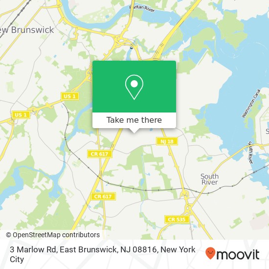3 Marlow Rd, East Brunswick, NJ 08816 map