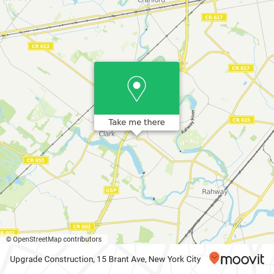 Mapa de Upgrade Construction, 15 Brant Ave