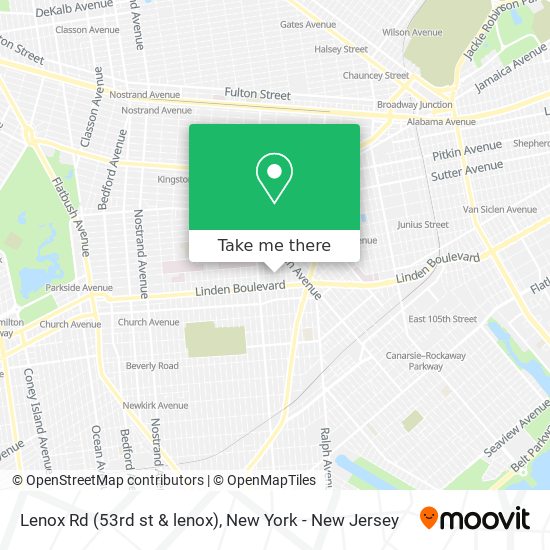 Lenox Rd (53rd st & lenox) map