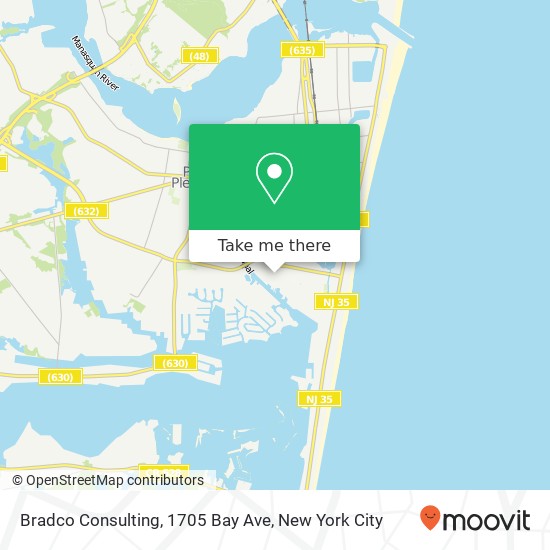 Bradco Consulting, 1705 Bay Ave map