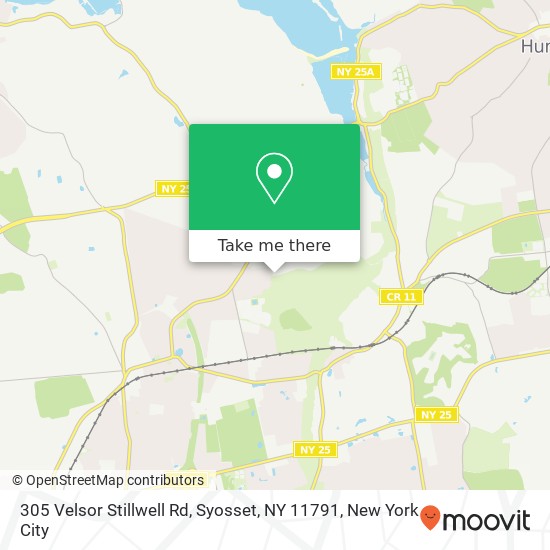 Mapa de 305 Velsor Stillwell Rd, Syosset, NY 11791