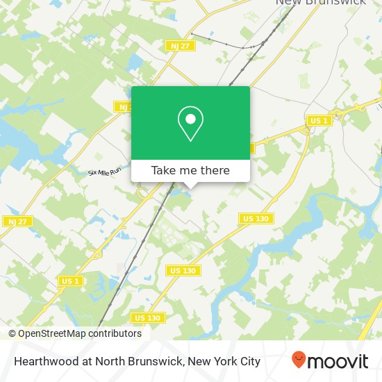 Hearthwood at North Brunswick map