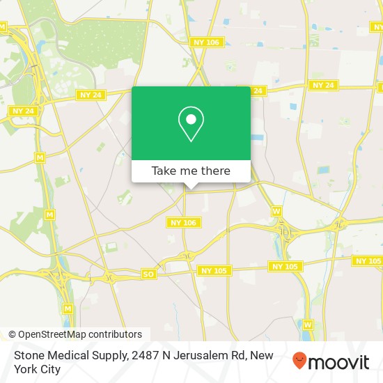 Stone Medical Supply, 2487 N Jerusalem Rd map