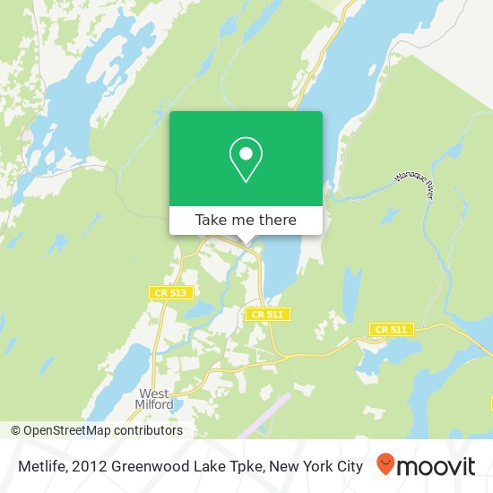 Mapa de Metlife, 2012 Greenwood Lake Tpke