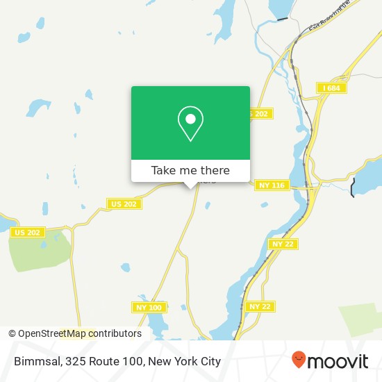 Mapa de Bimmsal, 325 Route 100