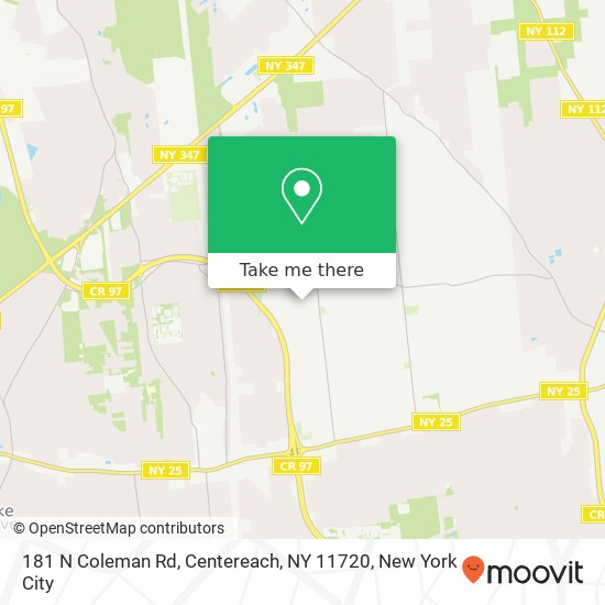 181 N Coleman Rd, Centereach, NY 11720 map