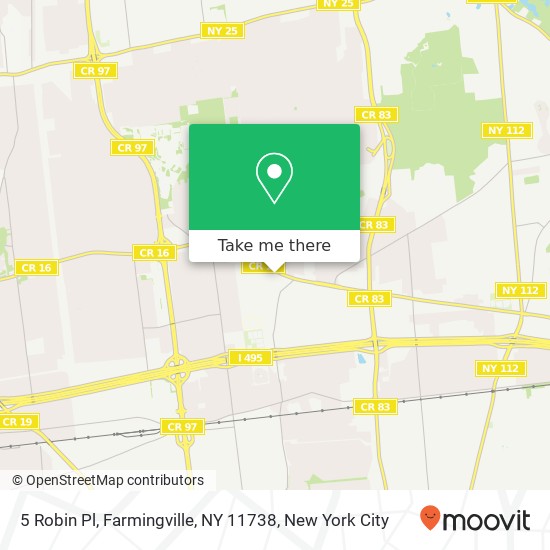 5 Robin Pl, Farmingville, NY 11738 map