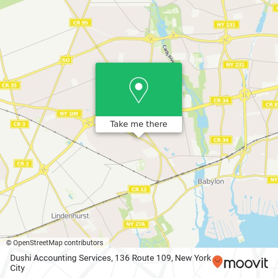 Dushi Accounting Services, 136 Route 109 map