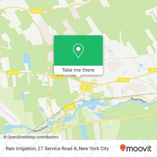 Mapa de Rain Irrigation, 27 Service Road A