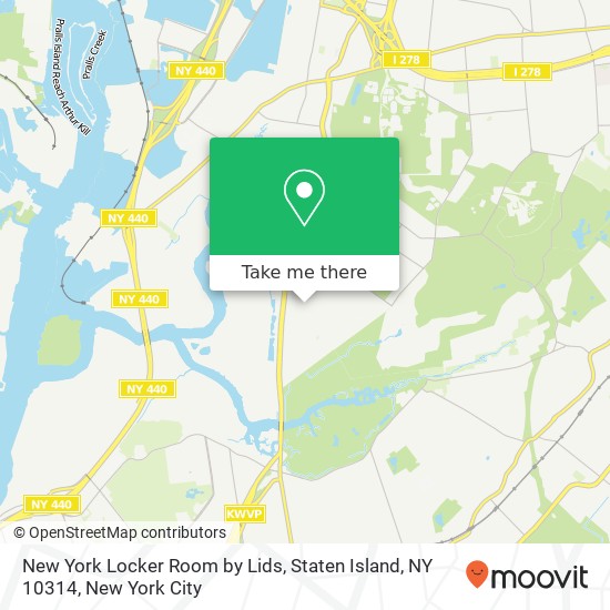 New York Locker Room by Lids, Staten Island, NY 10314 map