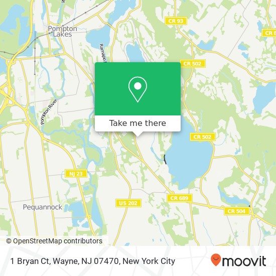 1 Bryan Ct, Wayne, NJ 07470 map