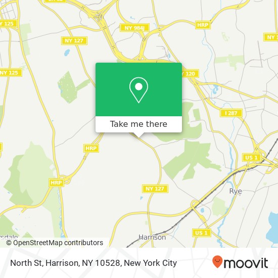 North St, Harrison, NY 10528 map