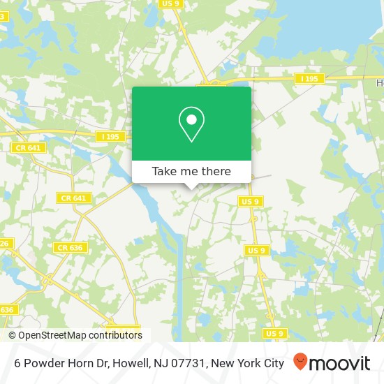 6 Powder Horn Dr, Howell, NJ 07731 map