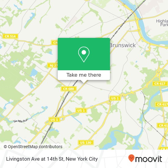 Mapa de Livingston Ave at 14th St