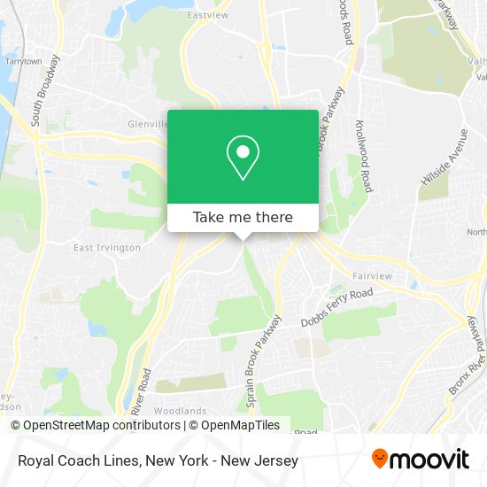 Mapa de Royal Coach Lines