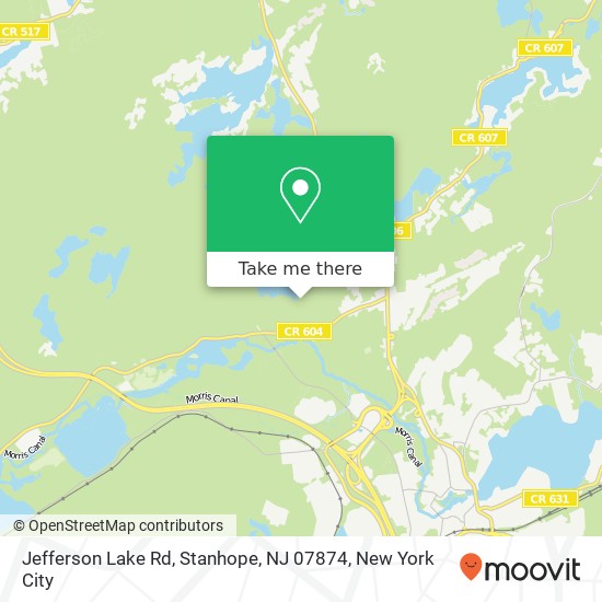 Jefferson Lake Rd, Stanhope, NJ 07874 map